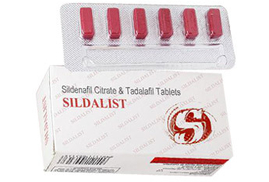 Blister mit Sildalist Pillen 120mg 